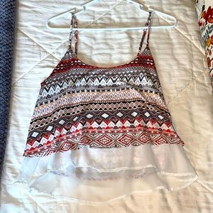 •F21 Tribal Pattern Tank Top•